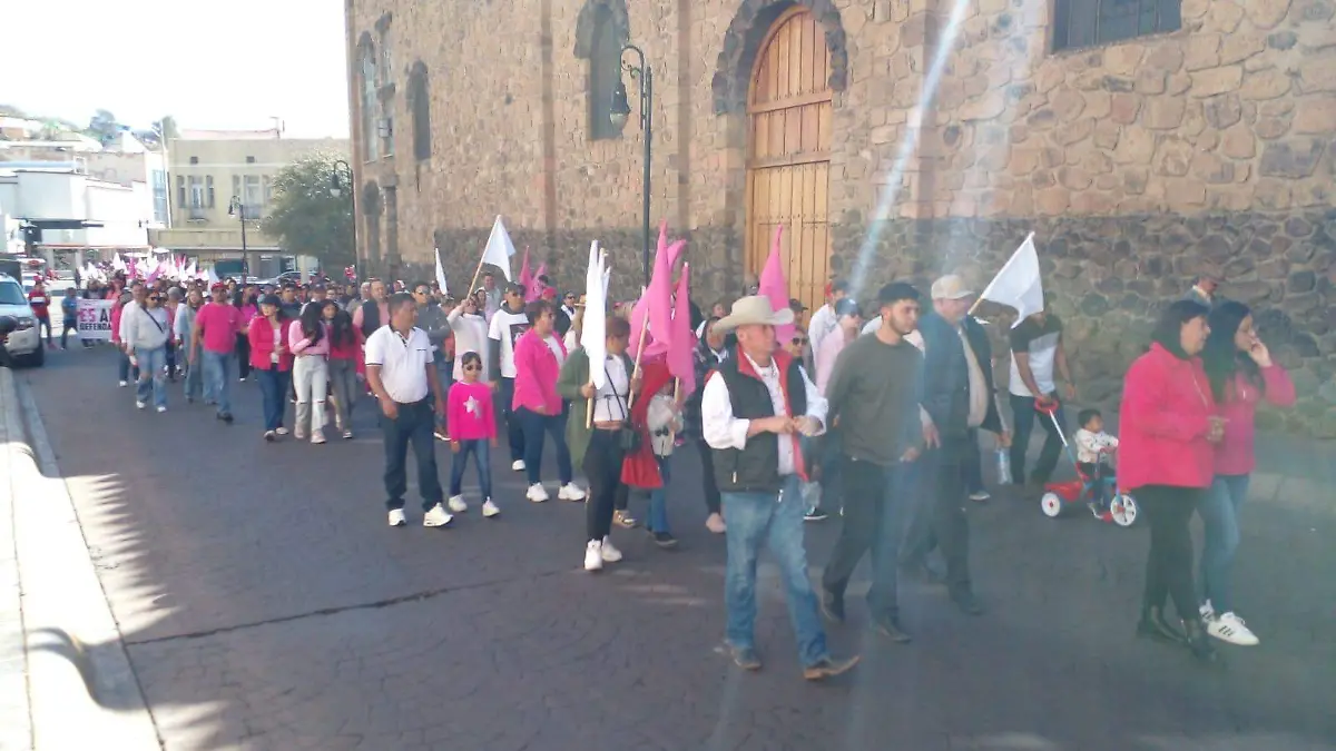 Marcha por la democracia Parral 1